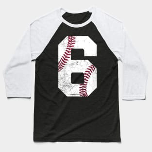 Kids 6th Birthday Shirt Baseball Boys Kids Six 6 Sixth Gift Baseball T-Shirt